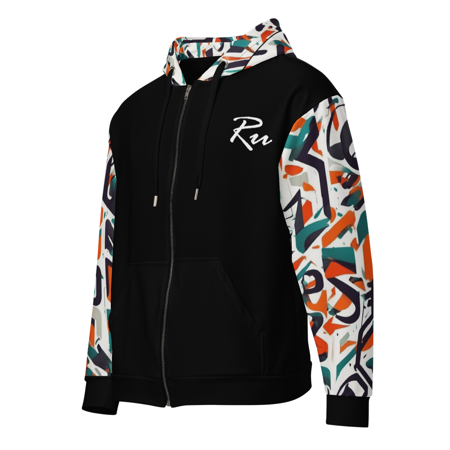 Designer Ru zip hoodie