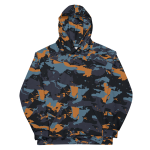 Dark Blue Camo Hoodie