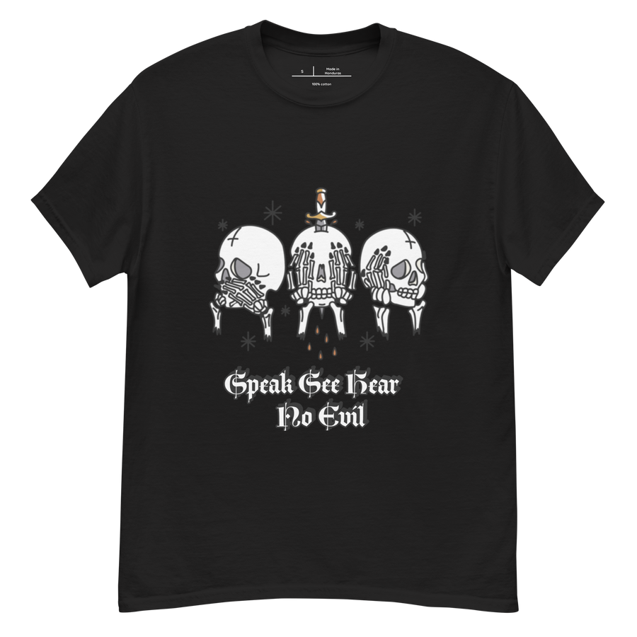 Speak See Hear No Evil  classic tee