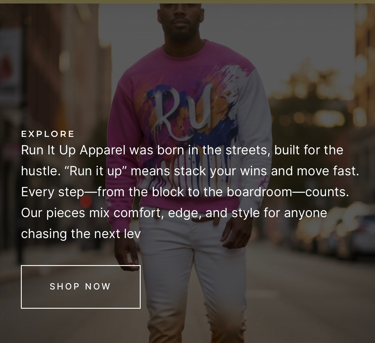 Run It Up Apparel lifestyle